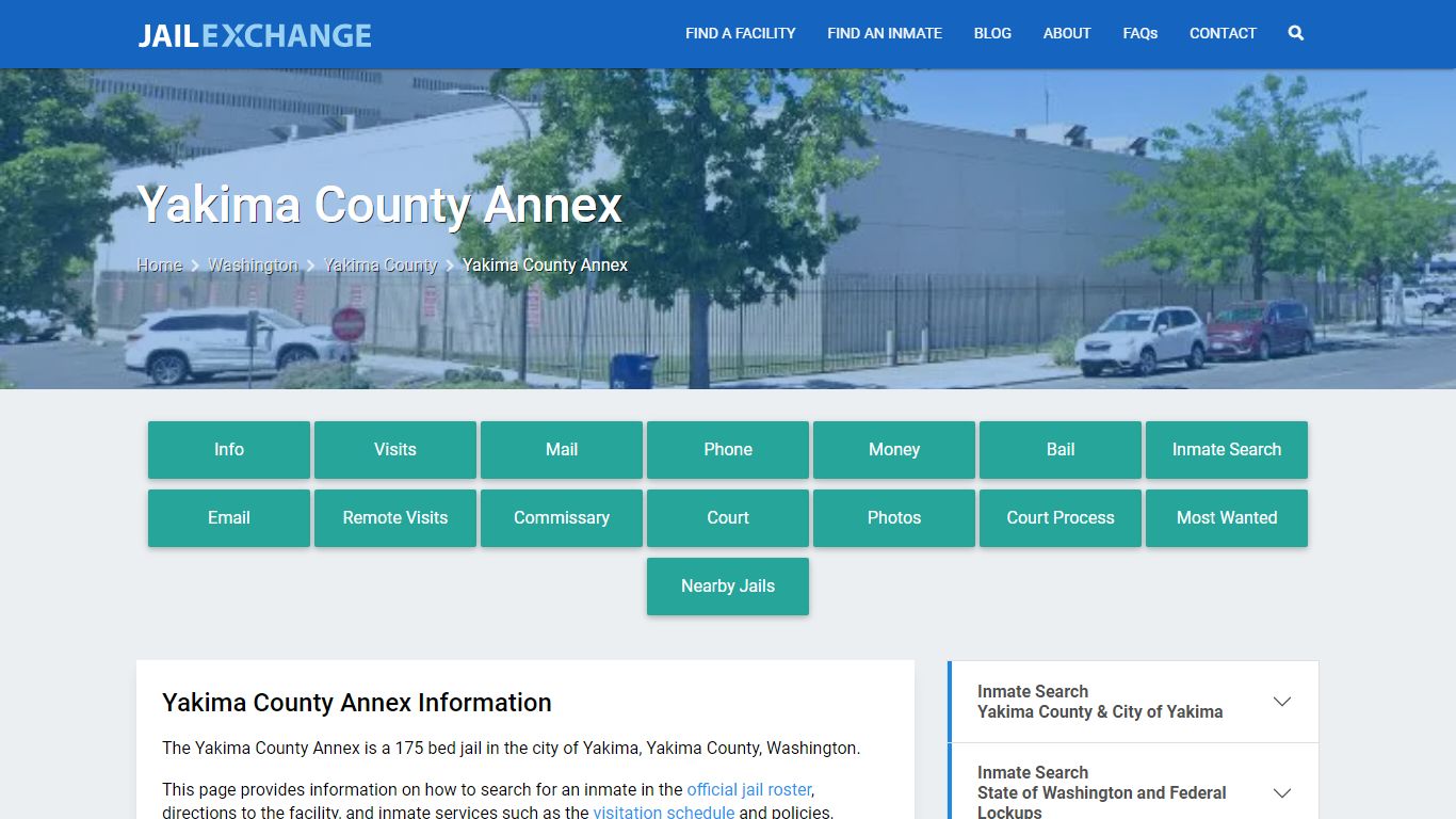 Yakima County Annex, WA Inmate Search, Information - Jail Exchange
